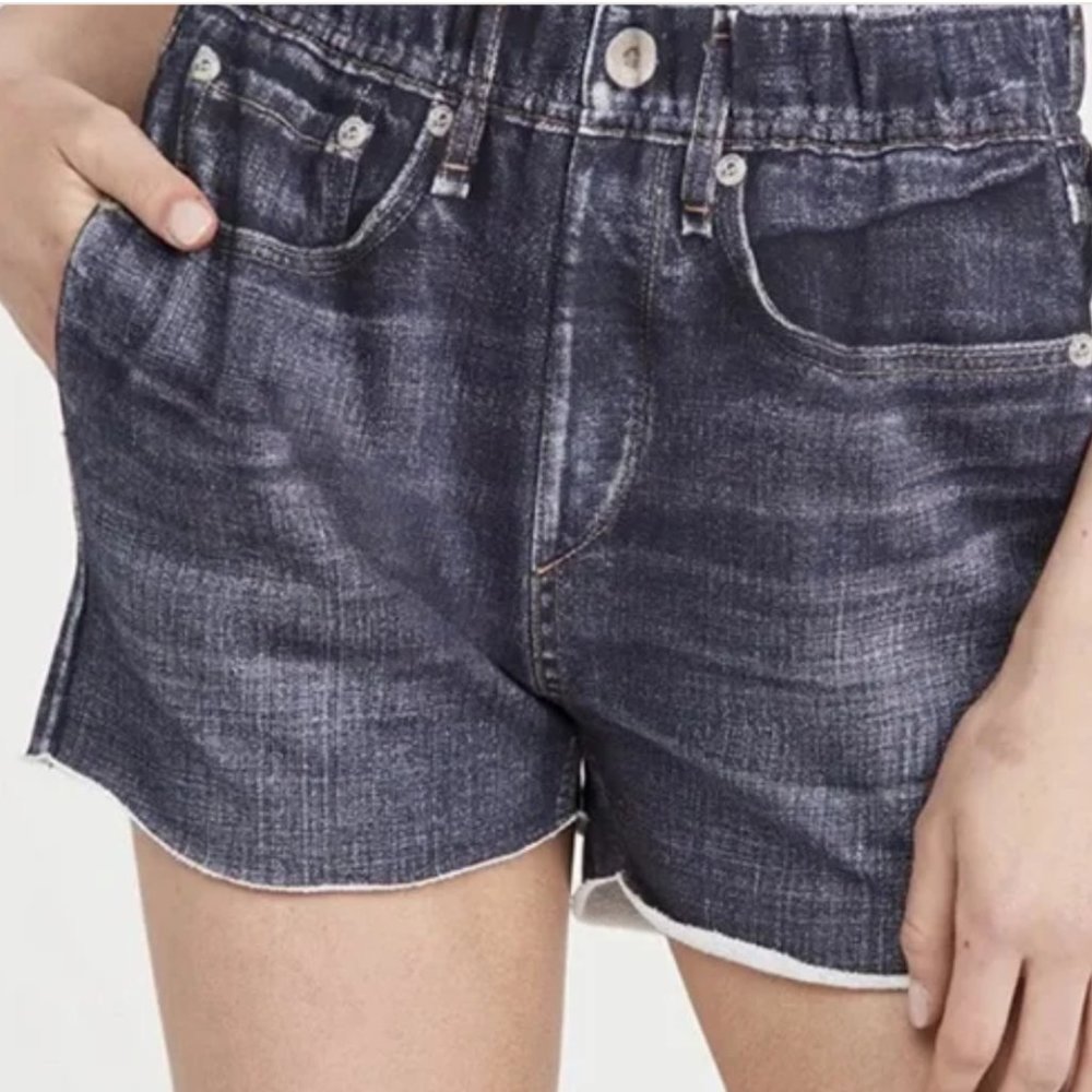 rag & bone Miramar in Merest Wash Cotton Loop Terry Sweat Shorts Size XL